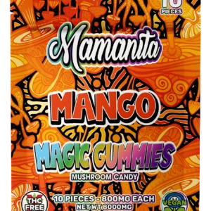 MAMANITA MANGO MAGIC GUMMIES MUSHROOM CANDY 8000MG