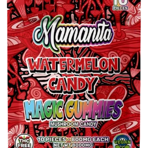 MAMANITA WATERMELON CANDY MAGIC GUMMIES MUSHROOM CANDY 8000MG